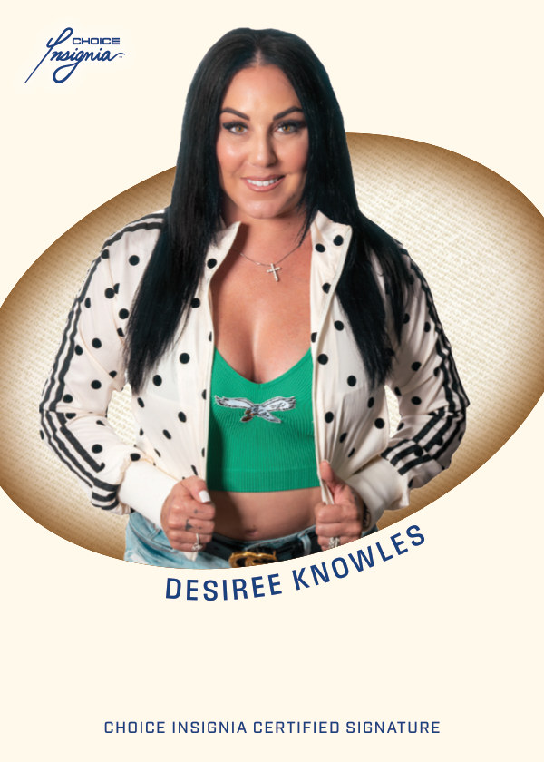 Desiree Knowles LFLS trading card &ndash; front