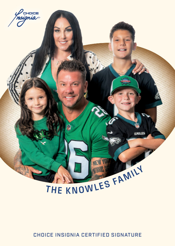 The Knowles Family LFLS trading card &ndash; front